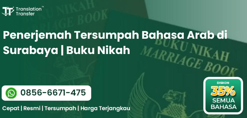 Penerjemah Tersumpah Bahasa Arab di Surabaya