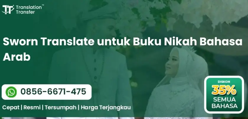 Sworn Translate untuk Buku Nikah Bahasa Arab