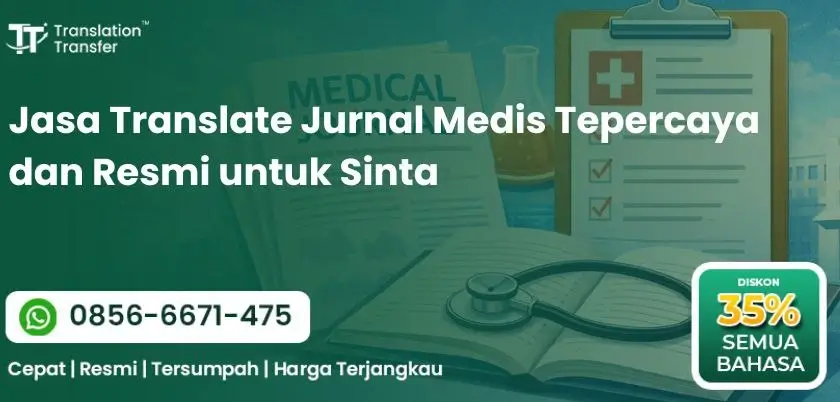 Jasa Translate Jurnal Medis Tepercaya dan Resmi untuk Sinta