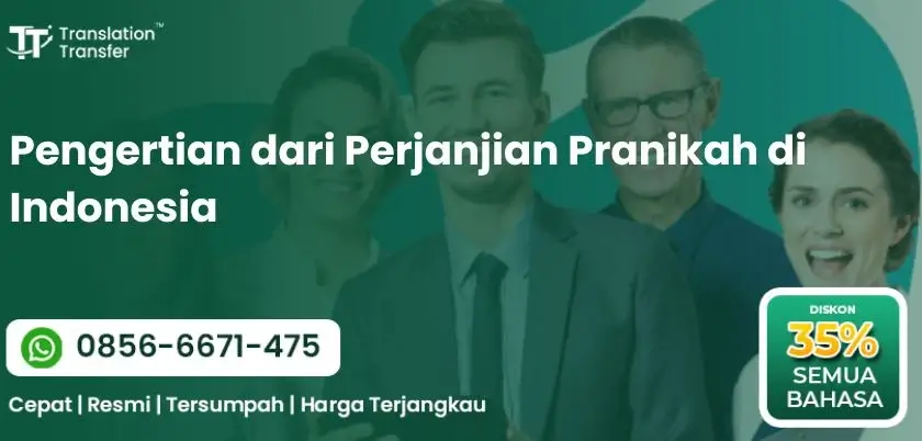 Pengertian dari Perjanjian Pranikah di Indonesia