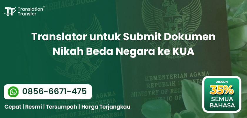 Translator untuk Submit Dokumen Nikah Beda Negara ke KUA