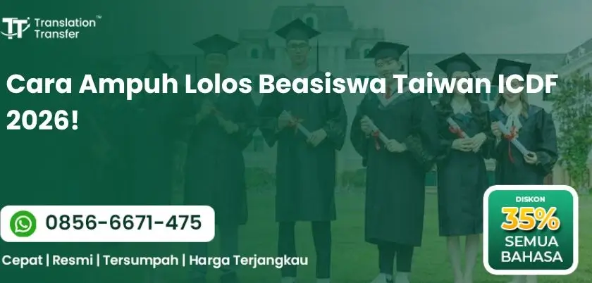 Cara Ampuh Lolos Beasiswa Taiwan ICDF 2026!