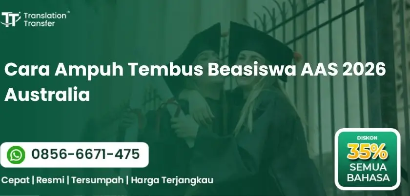 Cara Ampuh Tembus Beasiswa AAS 2026 Australia