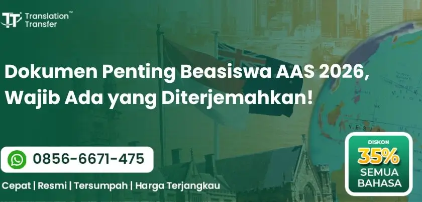 Dokumen Penting Beasiswa AAS 2026