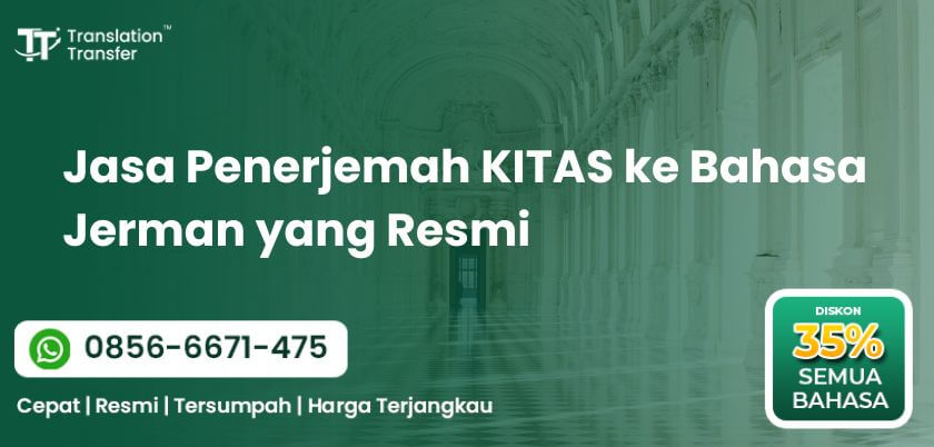 Jasa Penerjemah KITAS ke Bahasa Jerman yang Resmi