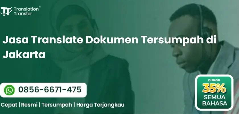 Jasa Translate Dokumen Tersumpah di Jakarta