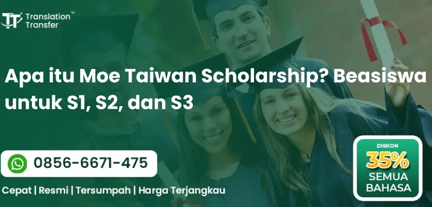 Apa itu Moe Taiwan Scholarship