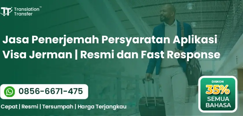 Jasa Penerjemah Persyaratan Aplikasi Visa Jerman