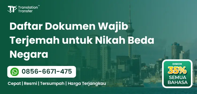 Daftar Dokumen Wajib Terjemah untuk Nikah Beda Negara