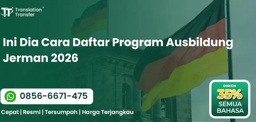 Cara Daftar Program Ausbildung Jerman 2026