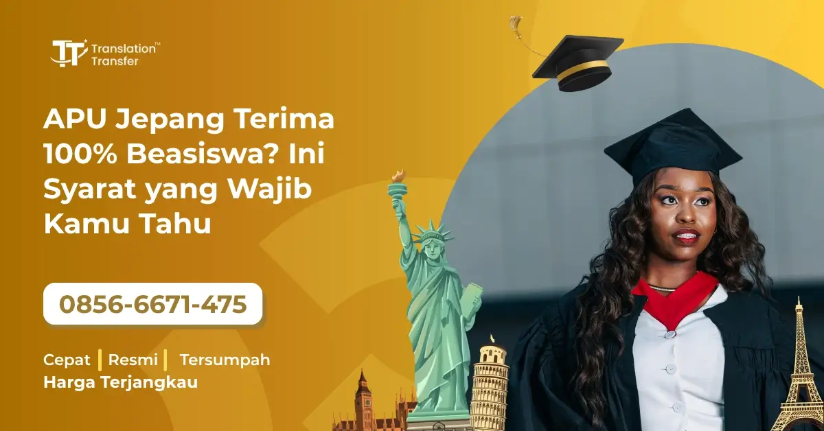 APU Jepang Terima 100% Beasiswa