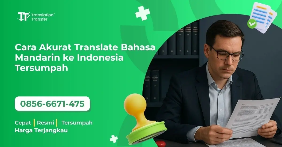 Cara Akurat Translate Bahasa Mandarin ke Indonesia Tersumpah