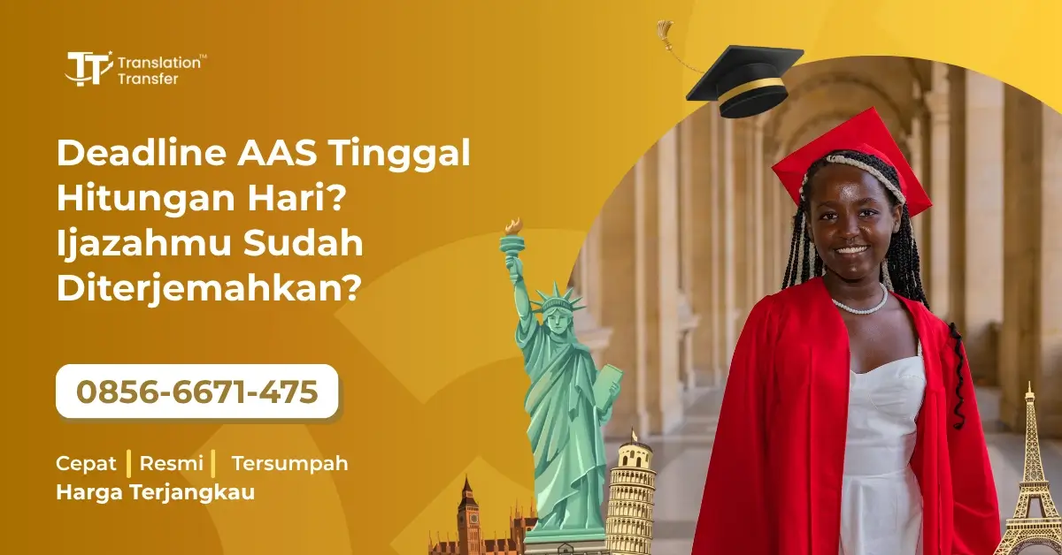 Deadline AAS Tinggal Hitungan Hari