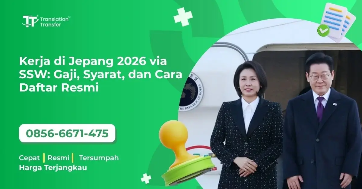 Kerja di Jepang 2026 via SSW: Gaji, Syarat, dan Cara Daftar Resmi