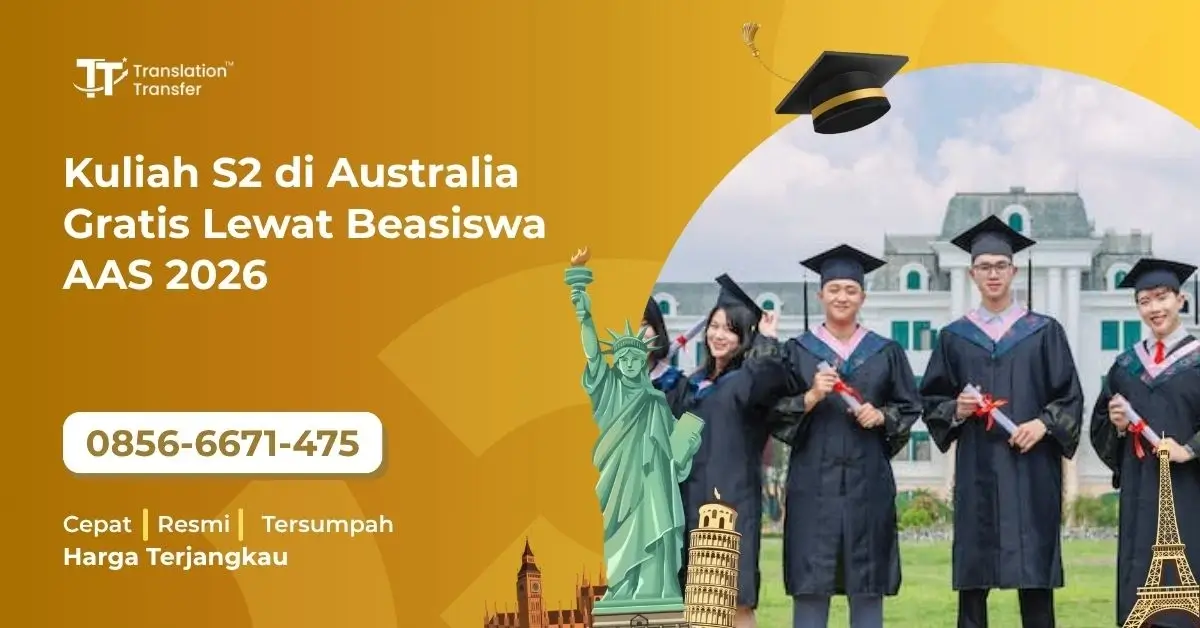 Kuliah S2 di Australia Gratis Lewat Beasiswa AAS 2026