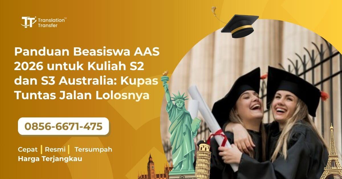 Cara Daftar Beasiswa Australia Awards Indonesia AAS 2026