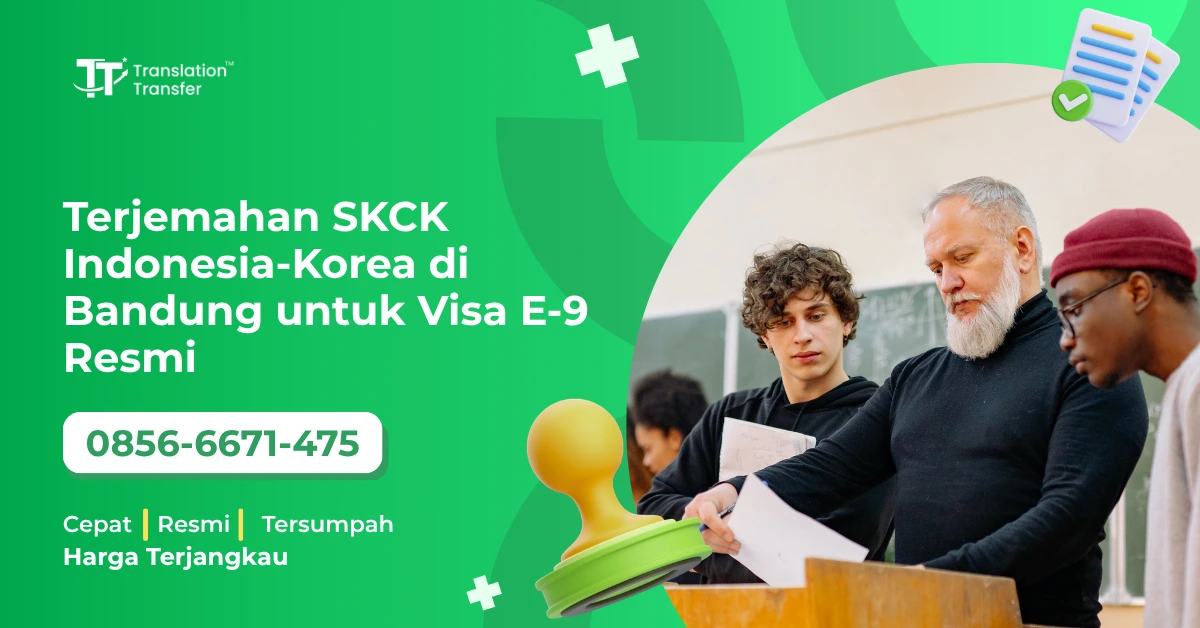 Terjemahan SKCK Indonesia-Korea