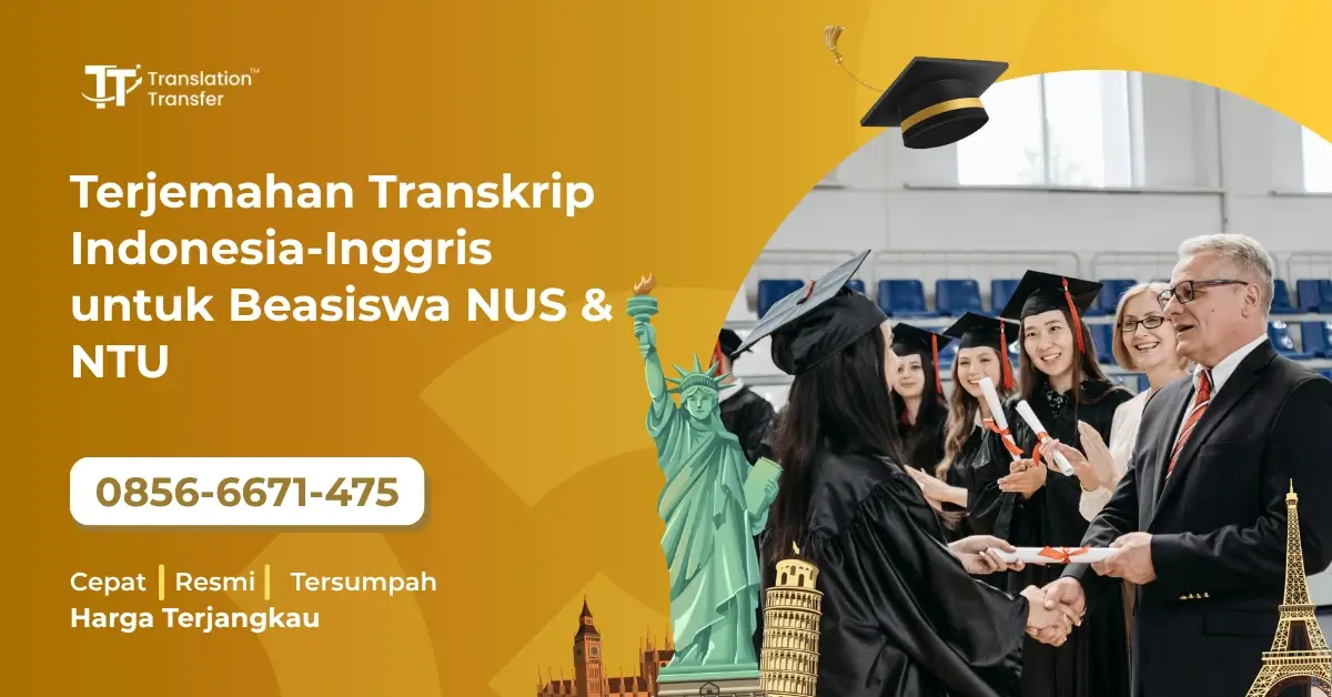 Terjemahan Transkrip Indonesia-Inggris