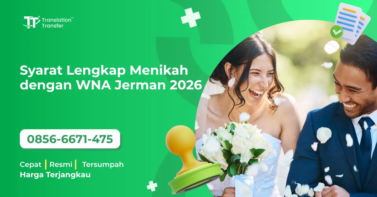 Syarat Lengkap Menikah dengan WNA Jerman 2026