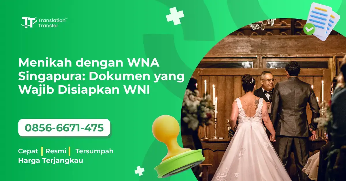 Menikah dengan WNA Singapura