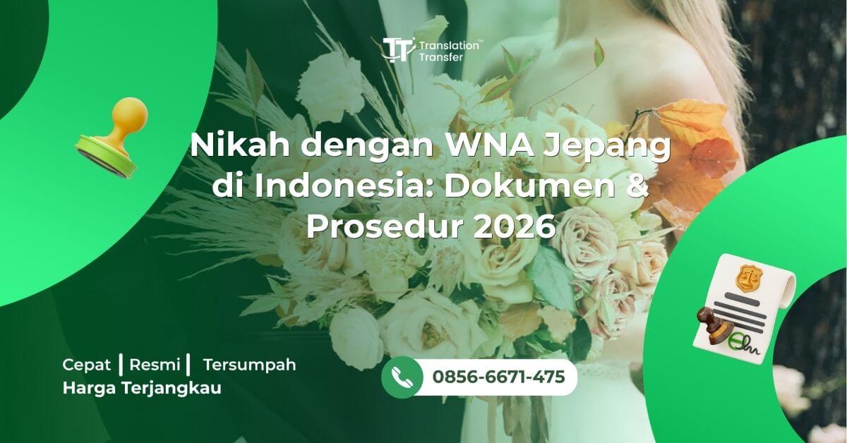 Nikah dengan WNA Jepang di Indonesia: Dokumen & Prosedur 2026