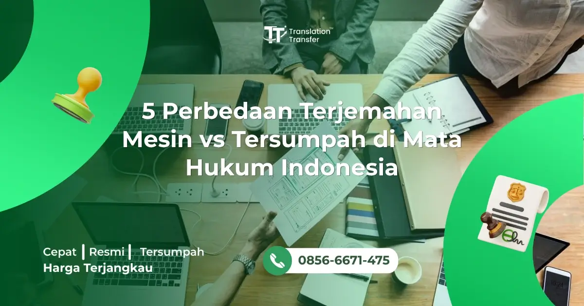 5 Perbedaan Terjemahan Mesin vs Tersumpah di Mata Hukum Indonesia