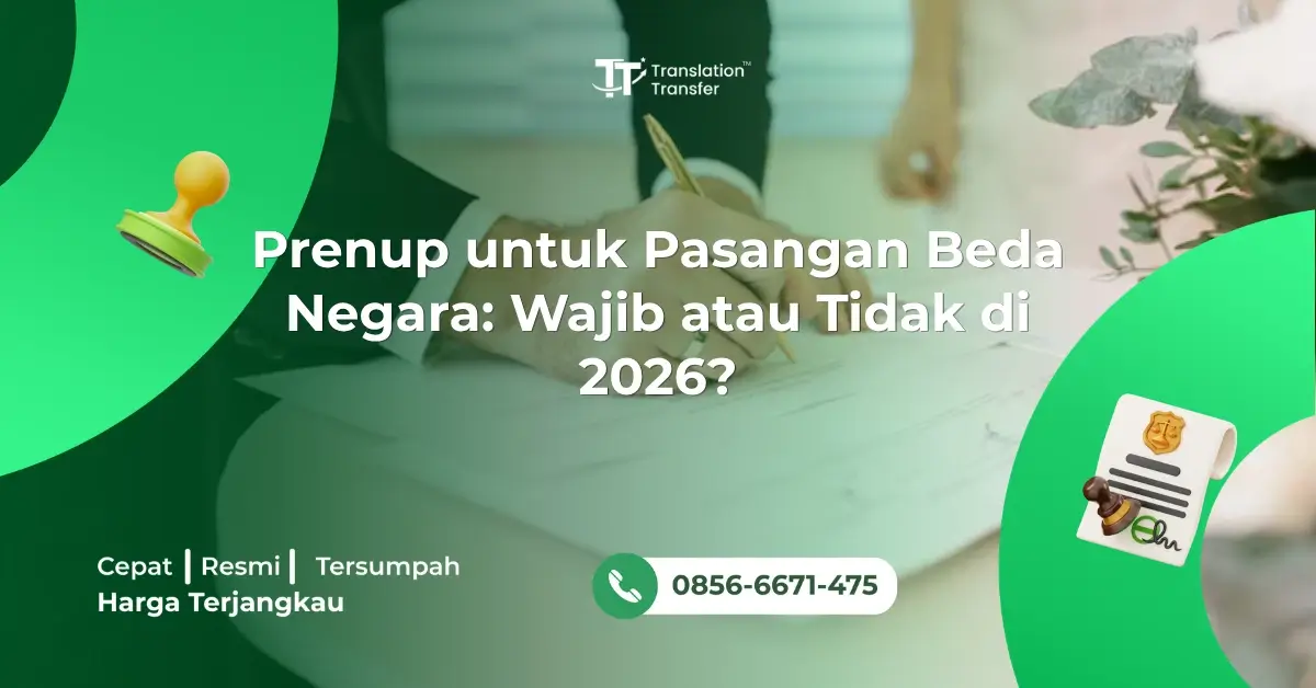 Prenup untuk Pasangan Beda Negara: Wajib atau Tidak di 2026?