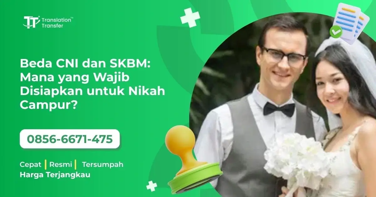 Beda CNI dan SKBM: Mana yang Wajib Disiapkan untuk Nikah Campur?