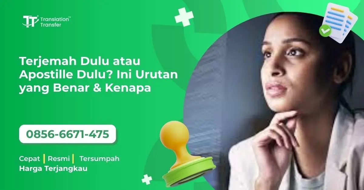 Terjemah Dulu atau Apostille Dulu? Ini Urutan yang Benar & Kenapa