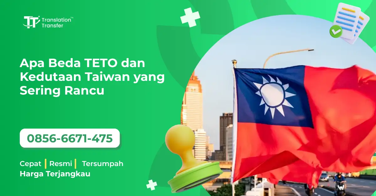 Apa Beda TETO dan Kedutaan Taiwan yang Sering Rancu