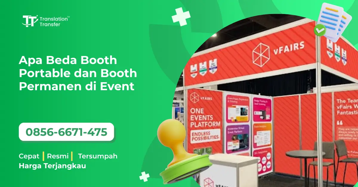 Apa Beda Booth Portable dan Booth Permanen di Event