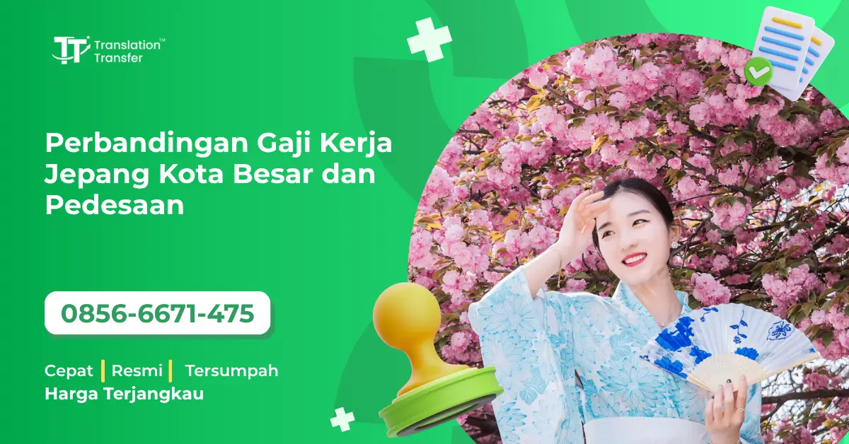 Perbandingan Gaji Kerja Jepang Kota Besar dan Pedesaan