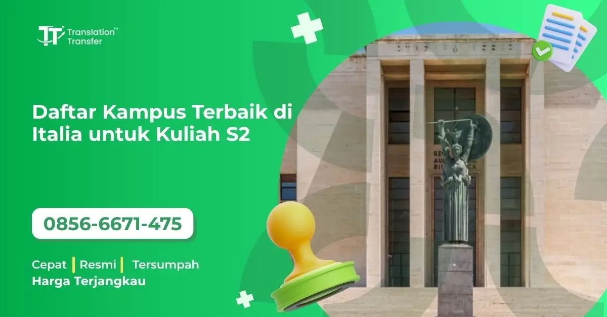 Daftar Kampus Terbaik di Italia untuk Kuliah S2