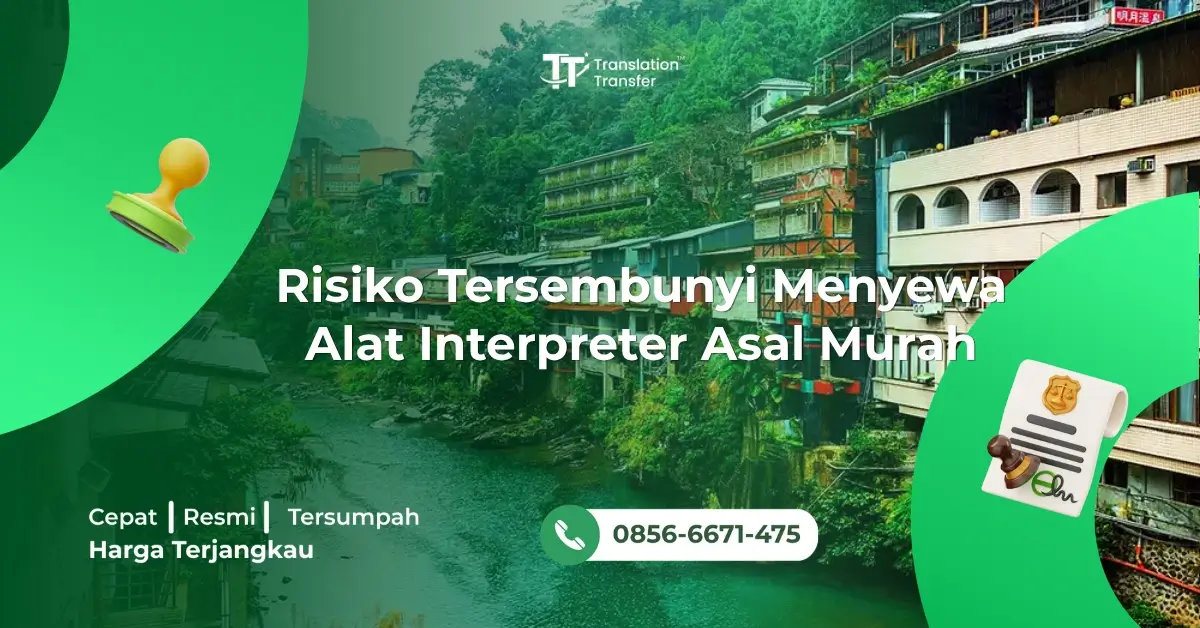 Risiko Tersembunyi Menyewa Alat Interpreter Asal Murah