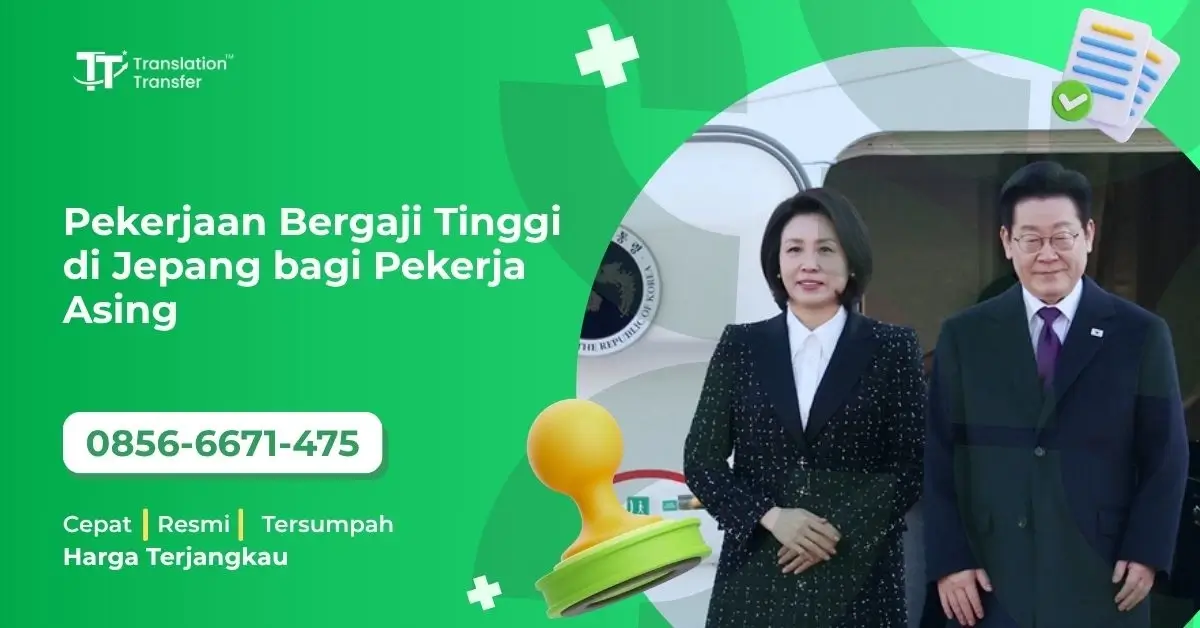 Pekerjaan Bergaji Tinggi di Jepang bagi Pekerja Asing