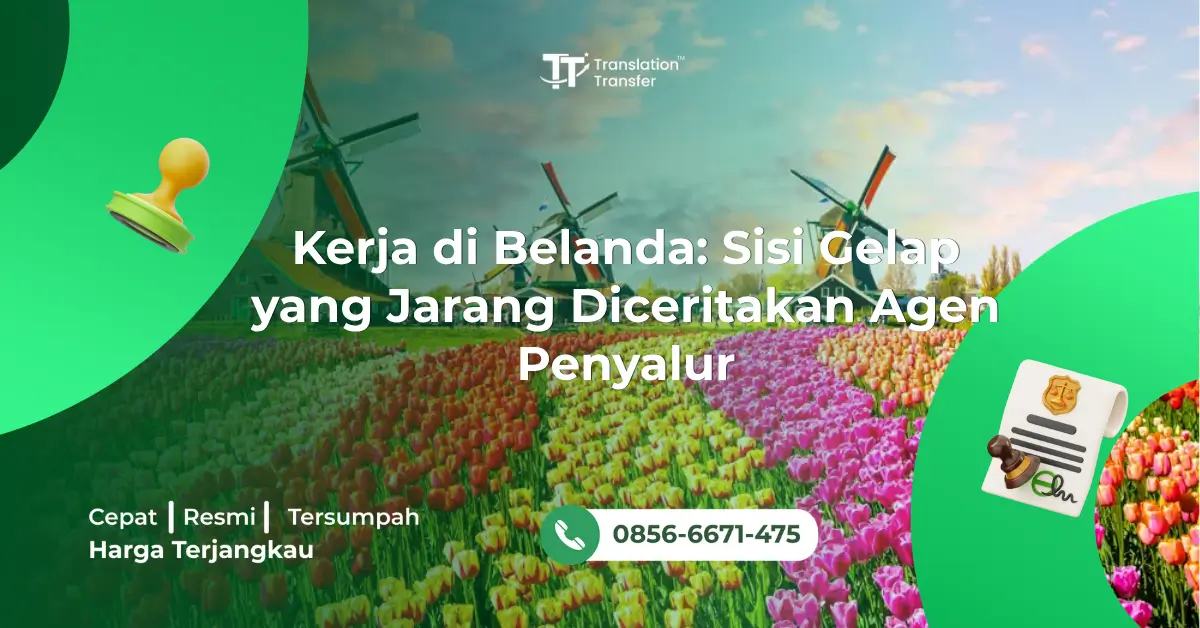 Kerja di Belanda: Sisi Gelap yang Jarang Diceritakan Agen Penyalur