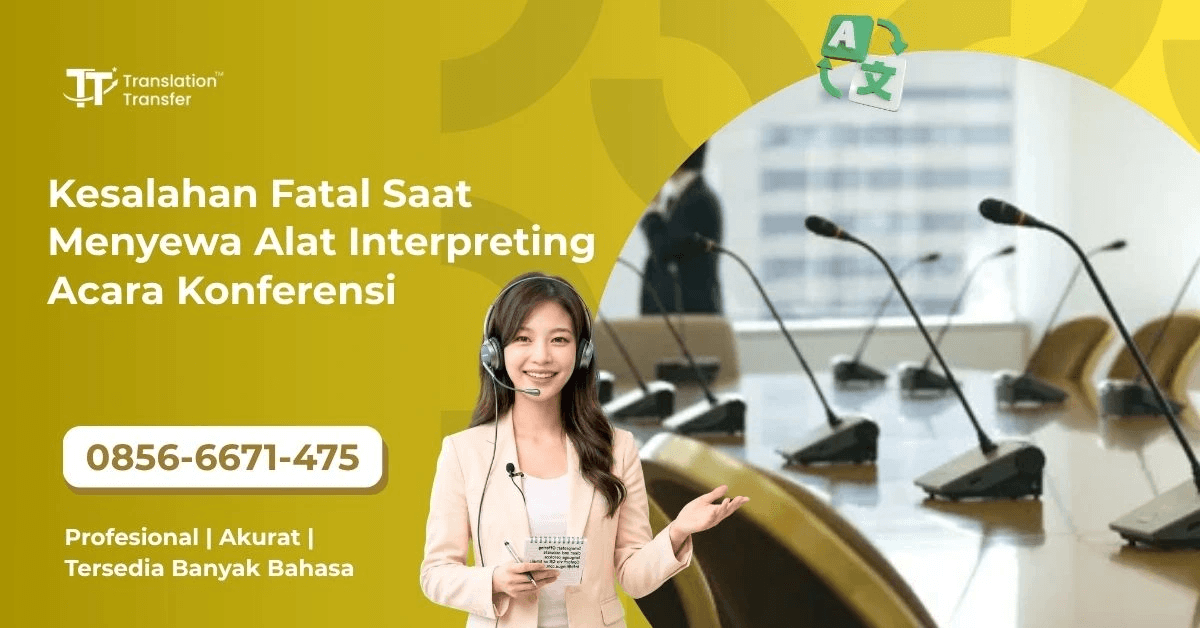 Kesalahan Fatal Saat Menyewa Alat Interpreting Acara Konferensi